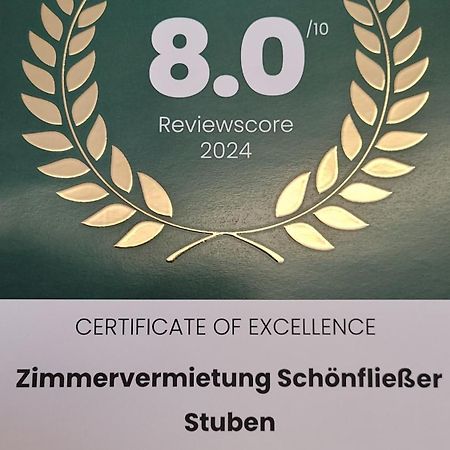 Zimmervermietung Schoenfliesser Stuben Auch Fuer Monteure Eisenhüttenstadt Eksteriør bilde