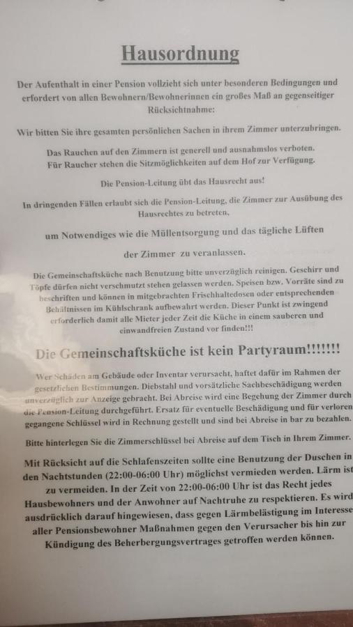 Zimmervermietung Schoenfliesser Stuben Auch Fuer Monteure Eisenhüttenstadt Eksteriør bilde